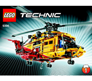 LEGO Helicopter Set 9396 Instructions