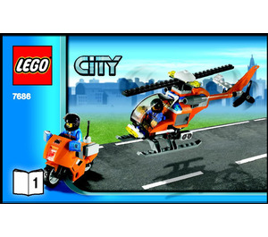 LEGO Helicopter Transporter Set 7686 Instructions
