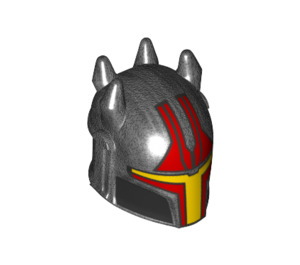 LEGO Helmet with Horns and Red (Gar Saxon) (79515)