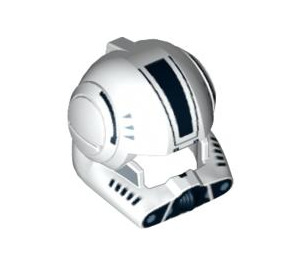 LEGO Kask z Okrągły Ear Naramienniki z Czarny Znakowania (88497)