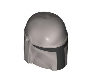 LEGO Helmet with Sides Holes with Mandalorian Black section (64220 / 105748)