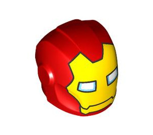 LEGO Helm mit Smooth Vorderseite mit Iron Man Juniors Maske (28631 / 106849)