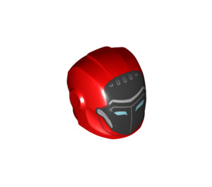 LEGO Helmet with Smooth Front with Iron Man Mark 2 Mask (1795 / 28631)