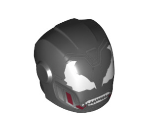 LEGO Helmet with Smooth Front with Iron Venom (28631 / 67662)