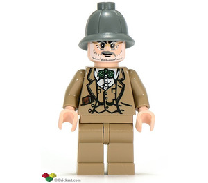 LEGO Henry Jones Senior (Dark Grau Hut) Minifigur