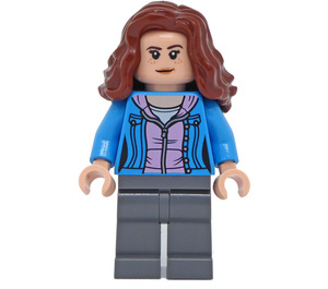 LEGO Hermione Granger - Donker azuurblauw Jasje Minifiguur