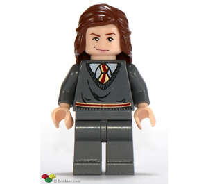 LEGO Hermione Granger in Dark Stone Gray Gryffindor uniform Minifigure