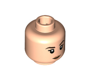 LEGO Hermione Granger Minifigure Head (Recessed Solid Stud) (3626 / 39227)