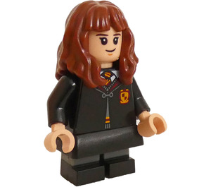 LEGO Hermione Granger jossa Musta Gryffindor Huppari ja Hame Minihahmo