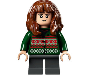 LEGO Hermione Granger med Jul Jumper Minifigur