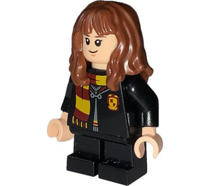 LEGO Hermione Granger mit Gryffindor Robe Clasped und Kurze Beine mit Schal Minifigur