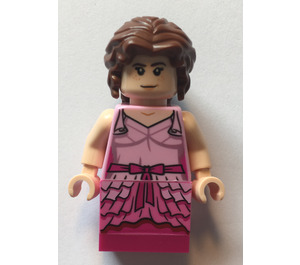 LEGO Hermione Granger avec Rose Robe Minifigurine