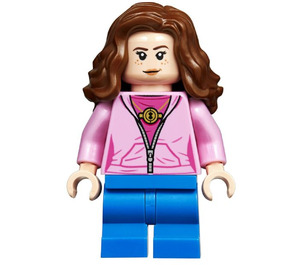 LEGO Hermione Granger med Rosa Huvtröja Minifigur