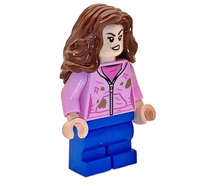 LEGO Hermione Granger con Rosa Muddy Sudadera (Open Boca) Minifigura