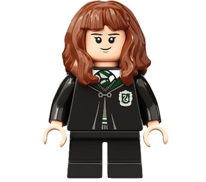 LEGO Hermione Granger med Slytherin Robe Minifigur