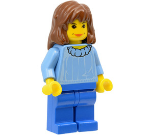 LEGO Hermione med Blå Genser og Bukse Minifigur