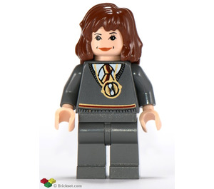 LEGO Hermione with Gryffindor Jumper and Gray Legs with Time Turner Necklace Minifigure