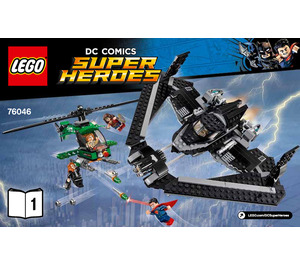 LEGO Heroes of Justice: Sky High Battle 76046 Instructions