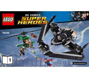 LEGO Heroes of Justice: Sky High Battle 76046 Instruktioner