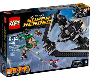 LEGO Heroes of Justice: Sky High Battle 76046 Packaging