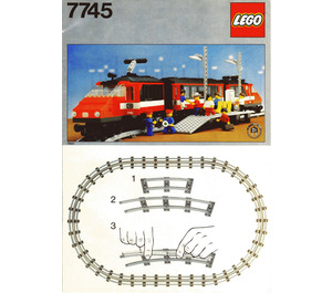 LEGO High-Speed City Express Passenger Zug Set 7745 Instructions