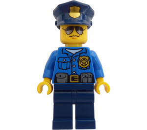 LEGO High Speed Poliisi Chase Cop jossa Aurinkolasit Minihahmo