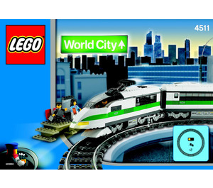 LEGO High Speed Train 4511 Ohjeet