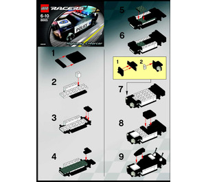 LEGO Highway Enforcer Set 8665 Instructions