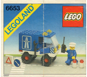 LEGO Highway Maintenance Truck Set 6653 Instructions