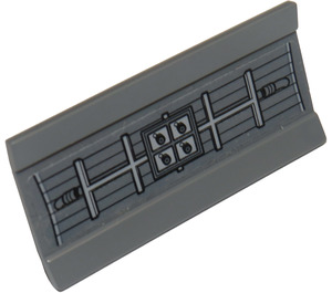 LEGO Hinge 6 x 3 with Antenna Spokes and Black Lines Sticker (2440)