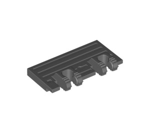 LEGO Scharnier Trein Gate 2 x 4 Vergrendelings Dual 2 Stubs met verstevigingen aan de achterkant (44569 / 52526)