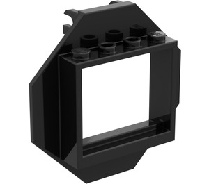 LEGO Hinge Window Frame 1 x 4 x 3 with Octagonal Panel and Side Studs (2443)