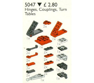 LEGO Hinges, Couplings et Turntables 5047