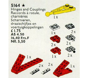 LEGO Hinges, Turntables and Couplings Set 5164