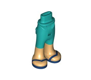 LEGO Hip with Pants with Dark Blue sandals (2277)