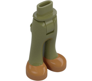 LEGO Hip with Pants with Dark Tan Shoes (35584)