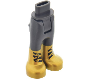 LEGO Heup met Pants met Gold Boots (35642)