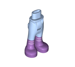 LEGO Hip with Pants with Medium Lavender Boots