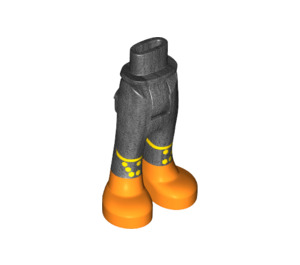 LEGO Hip with Pants with Orange Shoes (16985 / 92821)