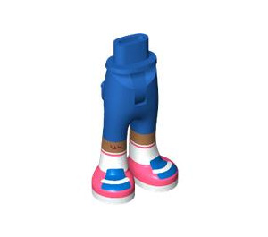 LEGO Hüfte mit Pants mit Pink Shoes mit Blau (2277)