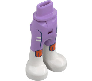 LEGO Hip with Pants with White Boots and Coral (106039)