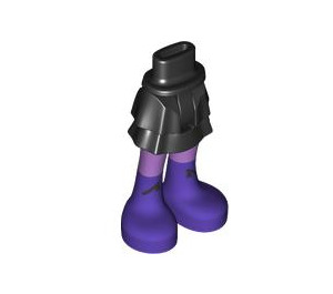 LEGO Hanche avec Court Double Layered Skirt avec Purple boots (36178 / 92818)