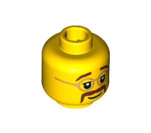 LEGO Hippie Head (Safety Stud) (3626 / 10013)