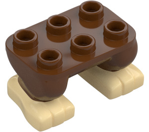 LEGO Höfter med Feet 2 x 3 x 1.3 Donkey Kong (103483)