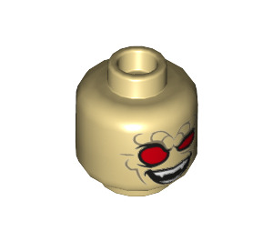 LEGO Hobgoblin Minifigure Head (Recessed Solid Stud) (3626 / 26849)