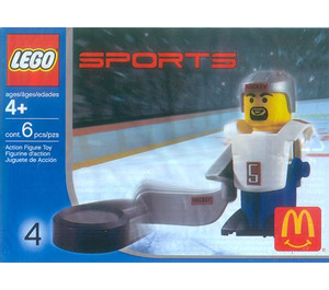 LEGO Hockey Player, White 7919