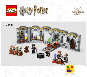 LEGO Hogwarts Castle: Potions Class 76431 Istruzioni