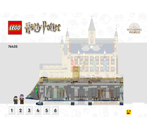 LEGO Hogwarts Castle: The Great Hall  76435 Instructions