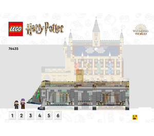 LEGO Hogwarts Castle: The Great Hall  76435 Byggeinstruksjoner