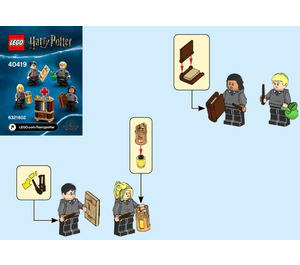 LEGO Hogwarts Students Accessoire Set 40419 Instructions